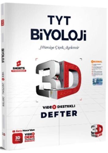 3D Yayınları TYT Biyoloji Video Destekli Defter