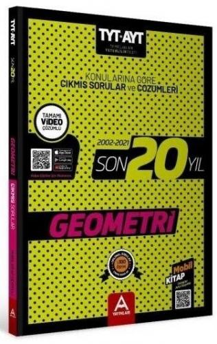 A Yayınları TYT AYT Geometri Son 20 Yıl Çıkmış Soru Ve Çözümleri (2002-2021)