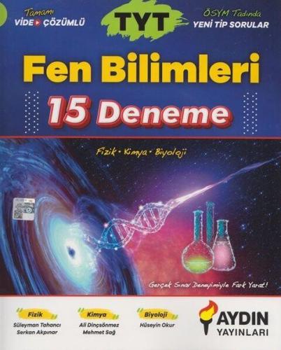 Aydın Yayınları TYT Fen Bilimleri 15 Deneme