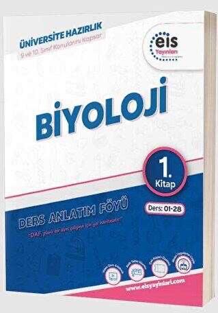 Eis Yayınları TYT AYT Biyoloji Ders Anlatım Föyü 1. Kitap