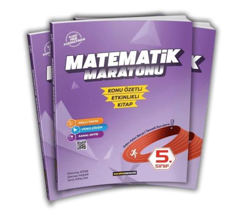 MARATON 5.Sınıf Matematik Maratonu (Konu Özetli-Etkinlikli)