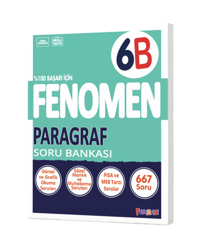 FENOMEN 6. SINIF PARAGRAF B SORU BANKASI