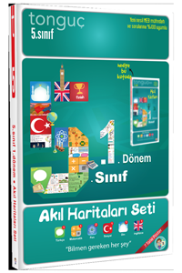 Tonguç Akademi 5. Sınıf 1. Dönem Akıl Haritaları Seti