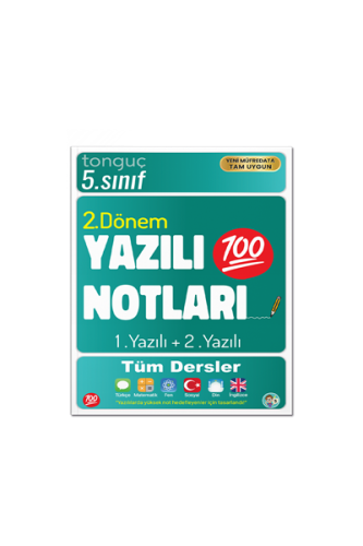 Tonguç Akademi 5. Sınıf Yazılı Notları 2. Dönem 1 ve 2. Yazılı