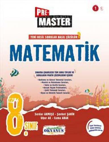 Okyanus Yayınları 8. Sınıf Matematik Pre Master Soru Bankası