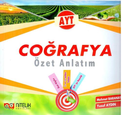 Nitelik Yayınları AYT Coğrafya Özet Anlatım