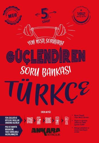 Ankara Yayıncılık 5.Sınıf Güçlendiren Türkçe Soru Bankası