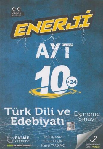 Palme Yayınları AYT Türk Dili ve Edebiyatı Enerji 10x24 Deneme Sınavı