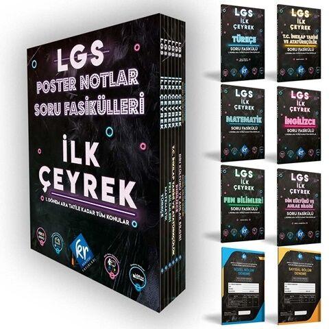 KR Akademi 8. Sınıf LGS Poster Notlar Soru Fasikülleri İlk Çeyrek