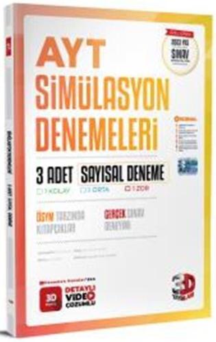 3D Yayınları AYT Sayısal 3 lü Simülasyon Genel Deneme