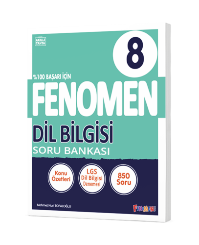 FENOMEN 8 DİL BİLGİSİ SORU BANKASI