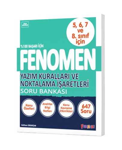 FENOMEN YAZIM KURALLARI VE NOKTALAMA İŞARETLERİ SORU BANKASI