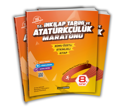 8. Sınıf T.C. İnkılap Tarihi ve Atatürkçülük Maratonu – Konu Özetli & 