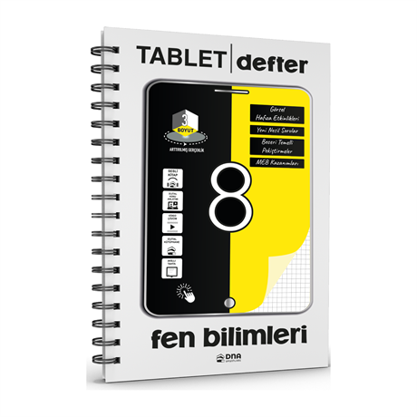 8.Sınıf Fen Bilimleri Tablet Defter