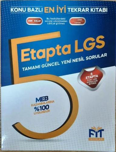 FİT YAYINLARI 8. SINIF LGS 5 ETAPTA KONU BAZLI EN İYİ TEKRAR KİTABI