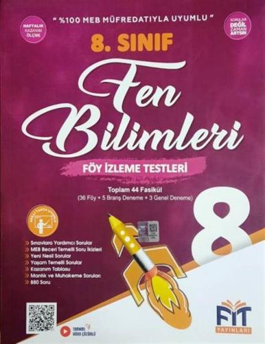 FİT YAYINLARI 8. SINIF LGS FEN BİLİMLERİ FÖY İZLEME TESTLERİ 44 FASİKÜ