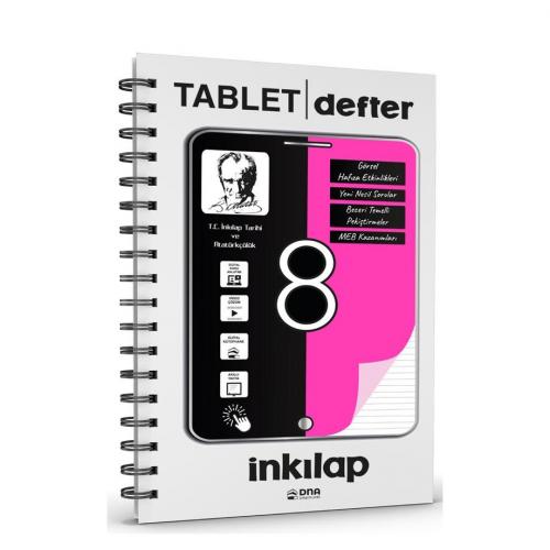 8.Sınıf T.C. İnkılap Tarihi ve Atatürkçülük Tablet Defter