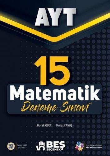 Beş Seçenek Yayınları AYT Matematik 15 Deneme