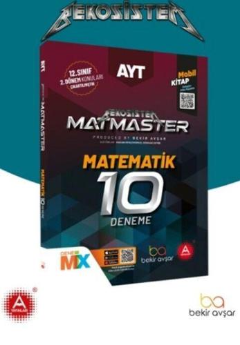 A Yayınları AYT Matematik BekoSistem Matmaster 10 lu Deneme