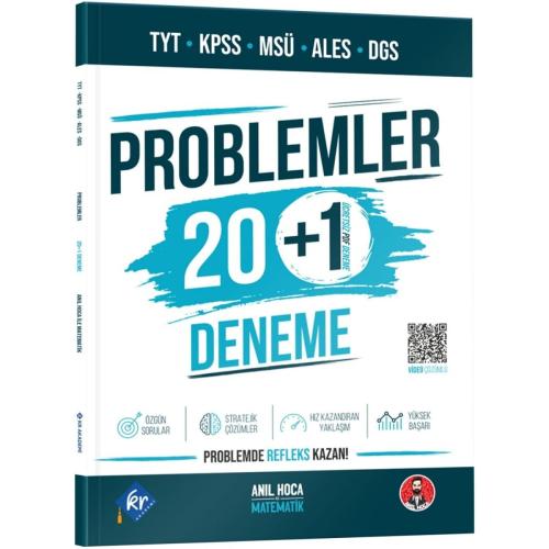 KR Akademi Yayınları Anıl Hoca TYT KPSS MSÜ ALES DGS Problemler 20+1 D