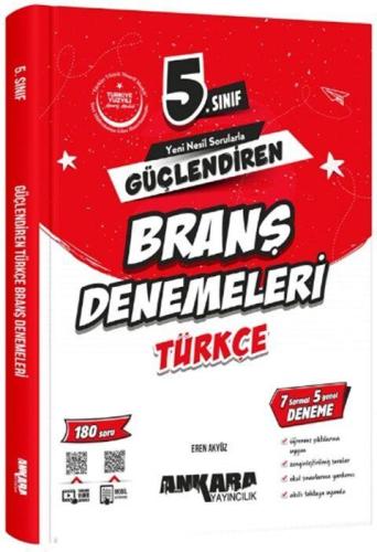 Ankara Yayıncılık 5. Sınıf Türkçe Güçlendiren Branş Denemeleri