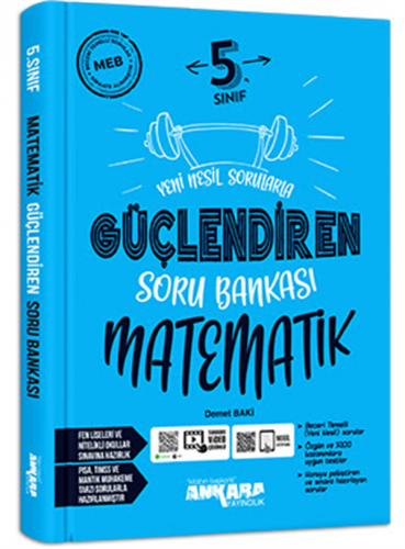 Ankara Yayıncılık 5.Sınıf Matematik Güçlendiren Soru Bankası