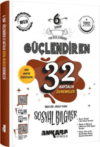 Ankara Yayıncılık 6. Sınıf Sosyal Bilgiler Güçlendiren 32 Haftalık Kaz