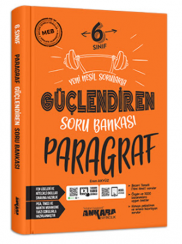 Ankara Yayıncılık 6.Sınıf Paragraf Güçlendiren Soru Bankası