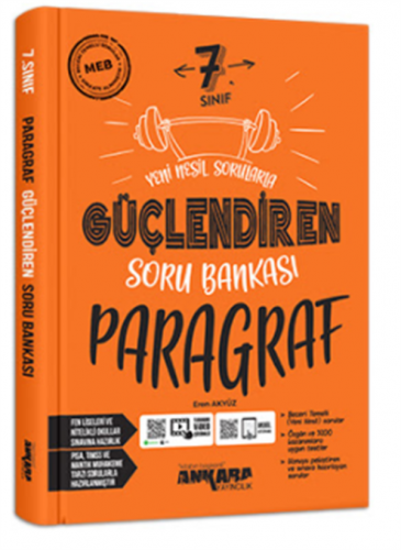 Ankara Yayıncılık 7. Sınıf Güçlendiren Paragraf Soru Bankası