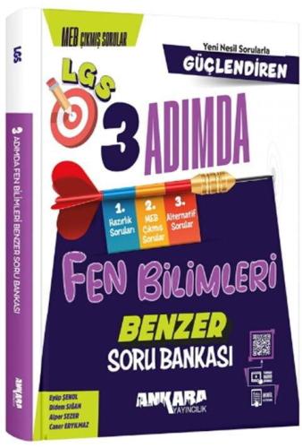Ankara Yayıncılık 8. Sınıf LGS Fen Bilimleri Güçlendiren 3 Adımda Benz
