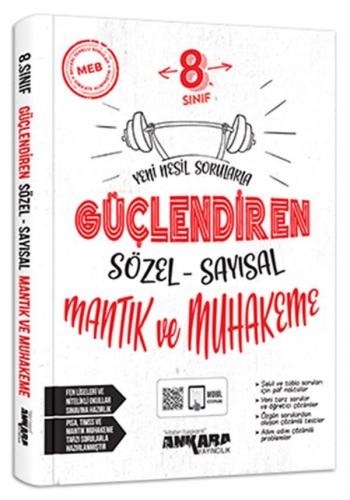Ankara Yayıncılık 8. Sınıf Sözel Sayısal Mantık Muhakeme Güçlendiren S