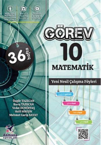 Armada Yayınları 10. Sınıf Matematik Görev Çalışma Föyleri