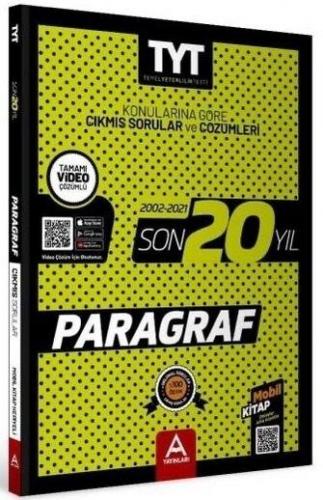 A Yayınları TYT Paragraf Son 20 Yıl Çıkmış Soru Ve Çözümleri (2002-2021)