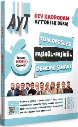 Benim Hocam AYT Tüm Dersler Fasikül Fasikül 6 Deneme Sınavı