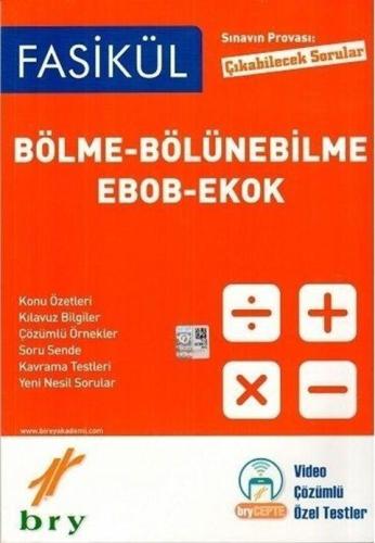 Birey Yayınları Bölme Bölünebilme Ebob Ekok Fasikülleri