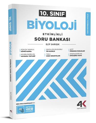 4K YAYINLARI 10.SINIF ETKINLIKLI SB BIYOLOJI (25-26)