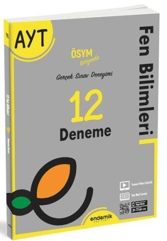 Endemik Yayınları AYT Fen Bilimleri 12 Deneme