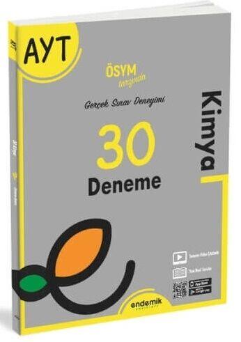 Endemik Yayınları AYT Kimya 30 Deneme