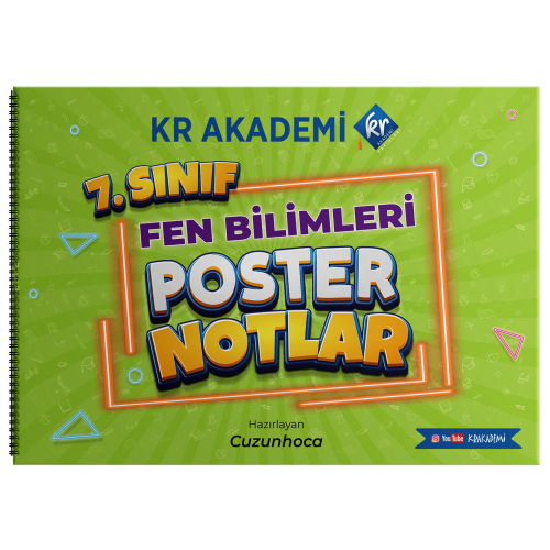 Kr Akademi Yayınları 7. Sınıf Fen Bilimleri Poster Notlar