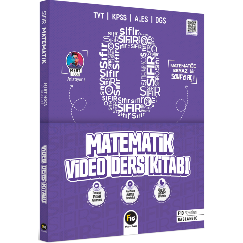 Mert Hoca ile Sıfırdan Matematik Video Ders Kitabı F10 Yayınları