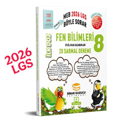 8. Sınıf | İlk Doz Sarmal Branş Denemeleri FEN BİLİMLERİ ( 2026 LGS )