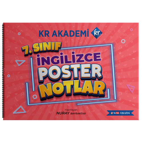 Kr Akademi Yayınları 7. Sınıf İngilizce Poster Notlar