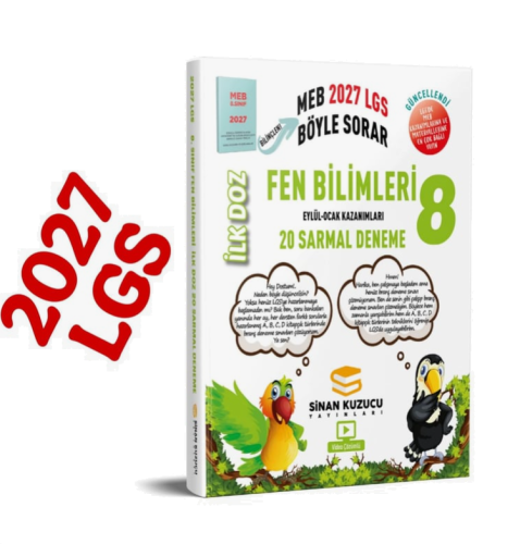 8. Sınıf 2027 Meb Böyle Sorar İlk Doz Sarmal Branş Denemeleri FEN BİLİ