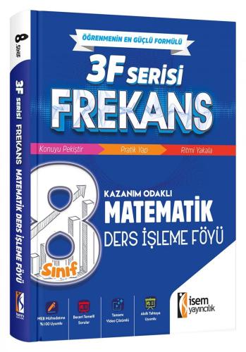 İSEM YAY. 8.SINIF FREKANS MATEMATİK DERS İŞLEME FÖYÜ
