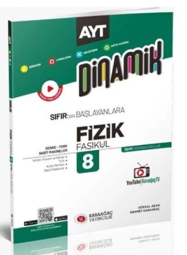 Karaağaç Yayınları AYT Dinamik Fizik Fasikülleri 8