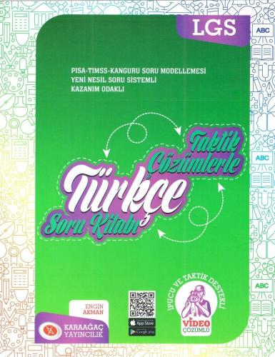 Karaağaç Yayınları LGS Türkçe Taktik Çözümlerle Soru Kitabı