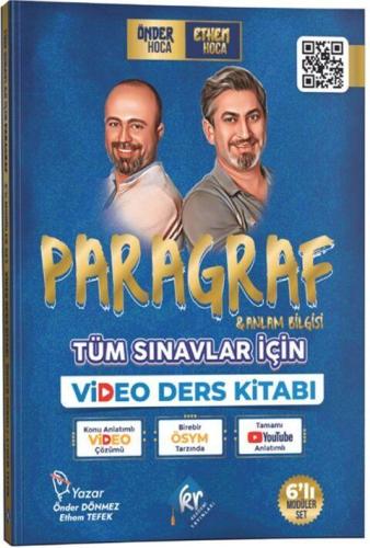 KR Akademi KPSS DGS ALES YKS Paragraf ve Anlam Bilgisi Video Ders Kita