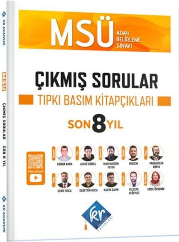 KR Akademi MSÜ Çıkmış Sorular Son 8 Yıl Tıpkı Basım Fasikülleri