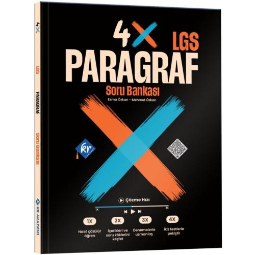 KR Akademi Yayınları LGS 4X Paragraf Soru Bankası