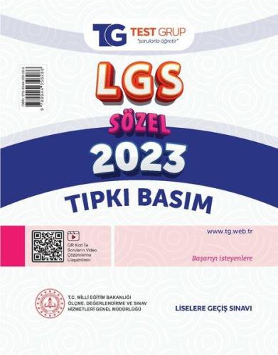 TEST GRUP - 8.Sınıf - Sayısal + Sözel - LGS Tıpkı Basım 2023 ÇIKMIŞ SO